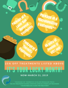 Laser hair, microneedling, Thermiva, Xeomin